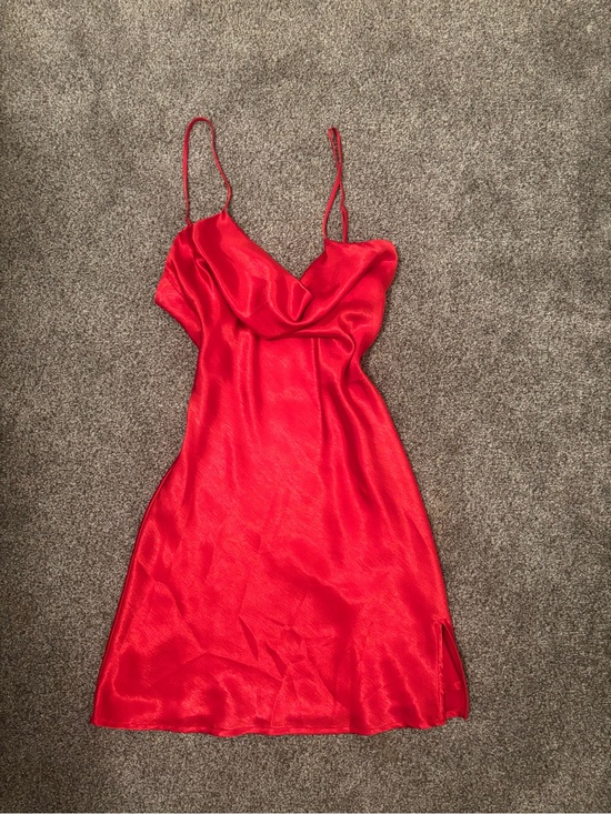 Urban Outfitters Dresses & Skirts - Urban Outfitters Red Satin Slip Mini Dress